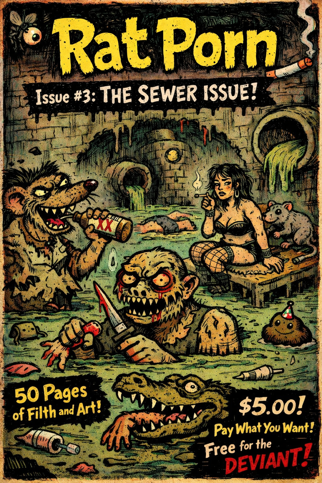 Rat Porn Issue 3 Cover